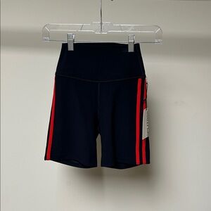 Splits59 Ella airweight high waist short indigo/pirate red